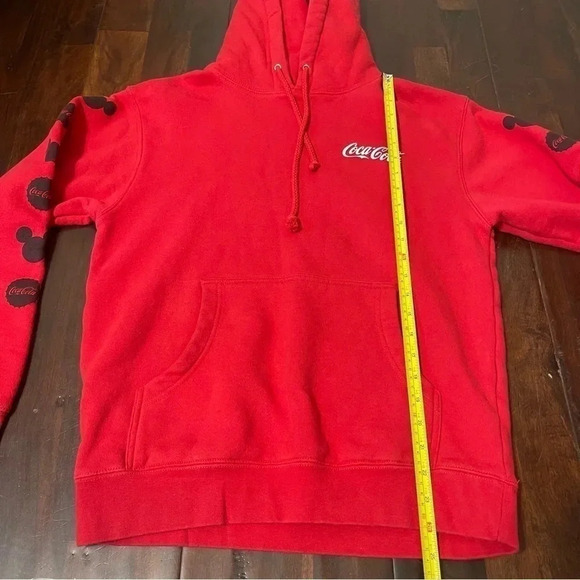 Walt Disney World Resort Coca Cola Hoodie Size XS Mickey Disney Red - Picture 7 of 7